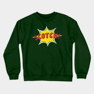 Comic Book Scotch Crewneck Sweatshirt